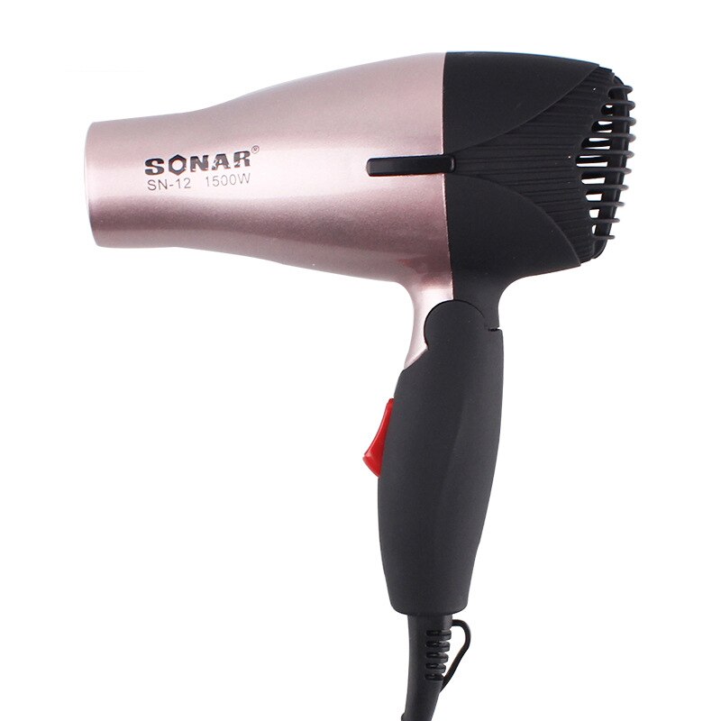 SONAR – sèche-cheveux pliable de , petit appareil, buse pour salon de coiffure: champagne