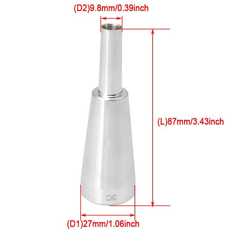 3C Trompet Mondstuk Zilver Meg Metalen Trompet Voor Yamaha Of Bach Conn En Koning Trompet C Trompet