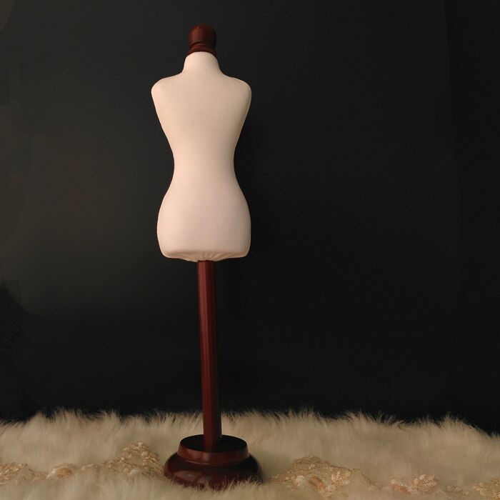 Half Size Dress Form 1/4 dress form Mannequin 1/4 clothing draping mannequin cloth models dress form with button wood ,M00019A