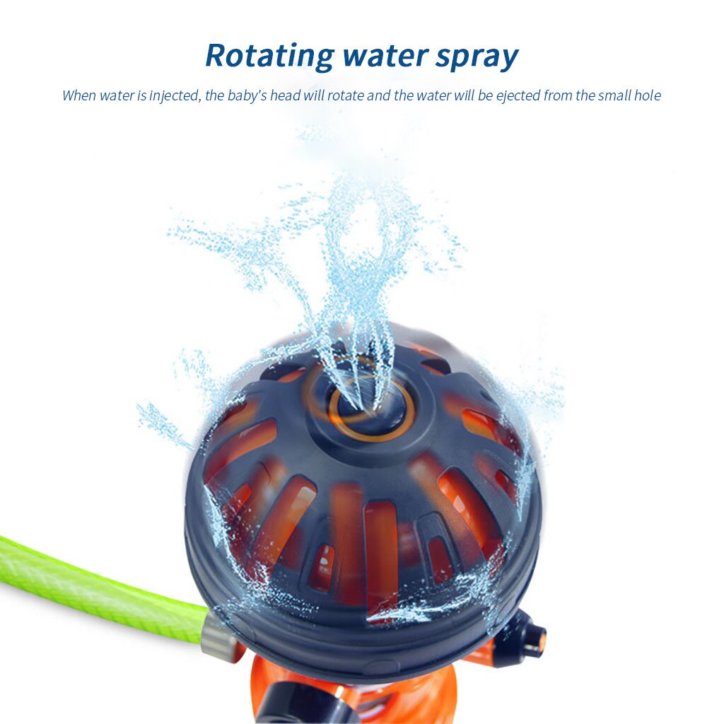 Ourdoor Water Spray Toy Fire Hydrant Sprinkler Kids Spray Water Toy Backyard Lawn Yard Summer Outdoor Beach Family Play M140#