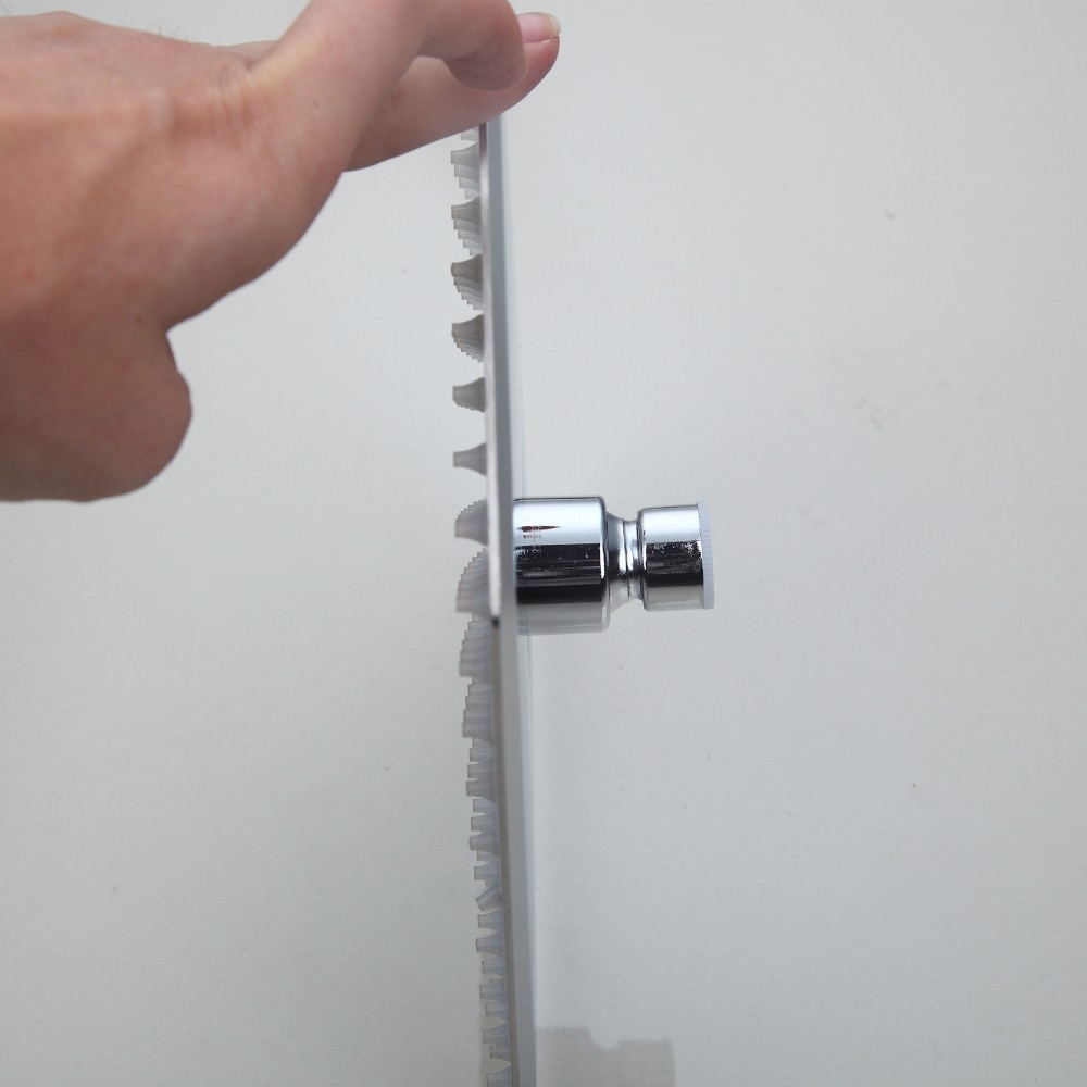 Kemaidi 6-24 tommer brusehoved loft firkantet rustfrit stål nedbør brusehoved top bruser badeværelse regnbruser hoved sprinkler