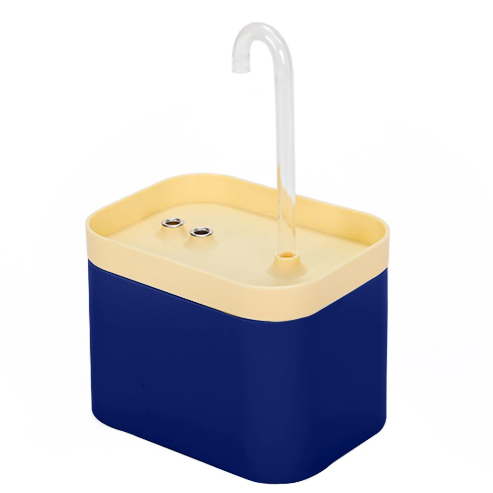 Fuente de agua automática para gatos de 1,5 l, bebedero eléctrico silencioso alimentado por USB para mascotas, dispensador de bebidas para mascotas, bebedero para filtro de agua para gatos