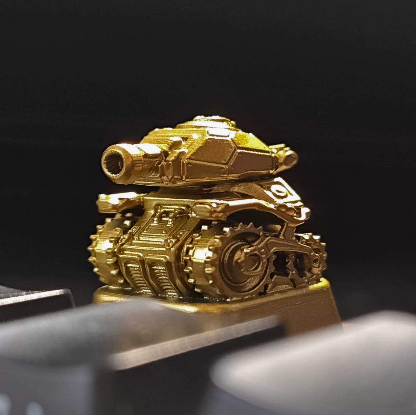 czołg Keycap 3D żywica rzemieślnik klawiatura Czapki Niestandardowe ręcznie robione klawisze robić gier na akcesoria robić klawiatury mechanicznej Prezent Mx przełącznik: BRĄZOWA