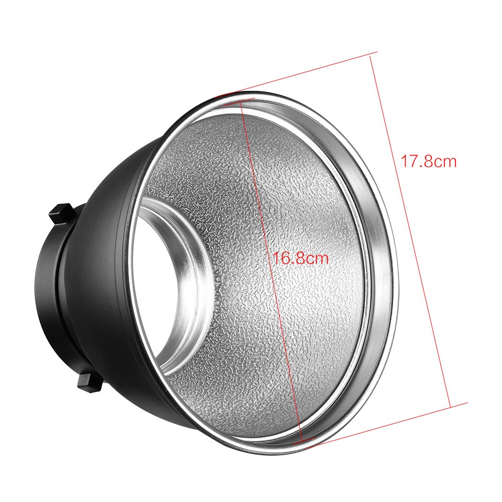 7"Bowens Mount Standard Reflector Diffuser Lamp Shade Dish + 50° Honeycomb Grid for photography Studio Flash Strobe light