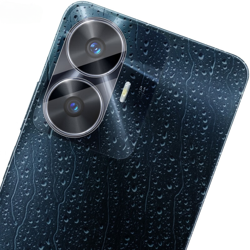 Para OPPO Realme C55 Realmy C55 C 55 55C 4G 6,72 "Original lente de cámara 3D cubierta trasera Protector película de vidrio templado