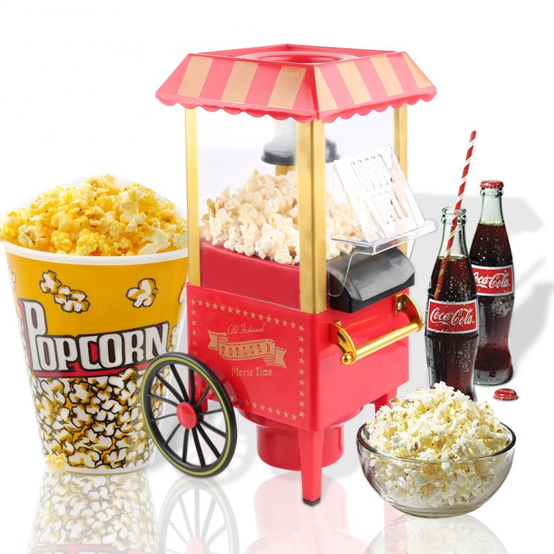 Diy Mini Huishoudelijke Tool Eletric Gezonde Air Olie-Gratis Popcorn Maker Machine Automatische Snacks Voor Kids Kinderen 1200W