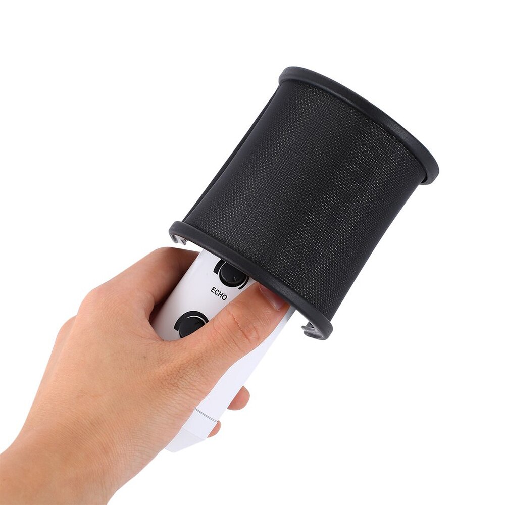 Microfoon Pop Filter Professionele Metalen Microfoon Pop Filter Schild Winddicht Microfoon