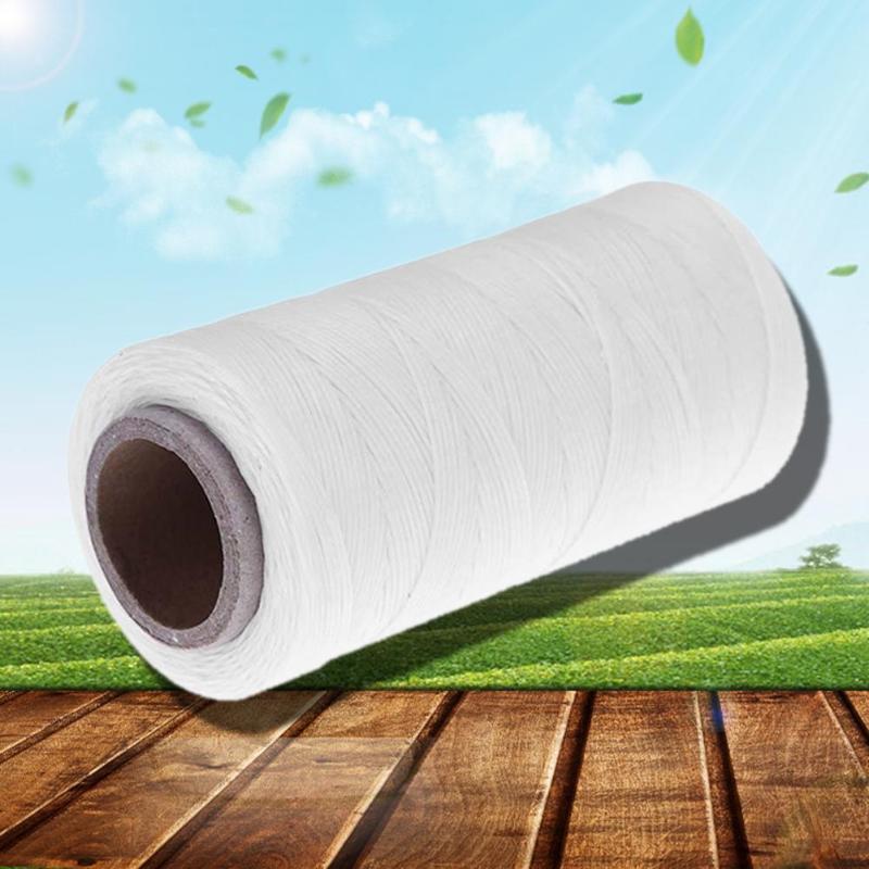 Hilos de coser encerados 150D/16, herramientas de costura para zapatos de reparación artesanal, hilo para coser cuero de nailon resistente y duradero plano