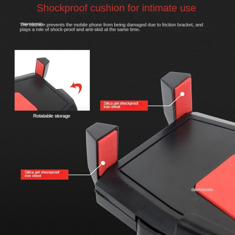 Motorcycle Bicycle Phone Holder Stand Auto Lock Moto Mobile Phone Holder Motor Bike Handlebar Clip Stand GPS Mount Bracket