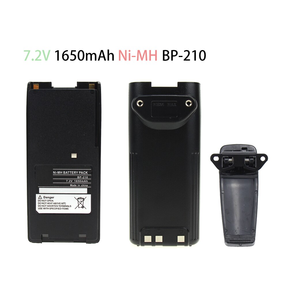 1650 mah erstatning toveis radiobatteri bp -209 bp-210 bp-222 bp-209n bp -210n bp -222n for icom radioer ic -f11 ic-f21 ic-v8