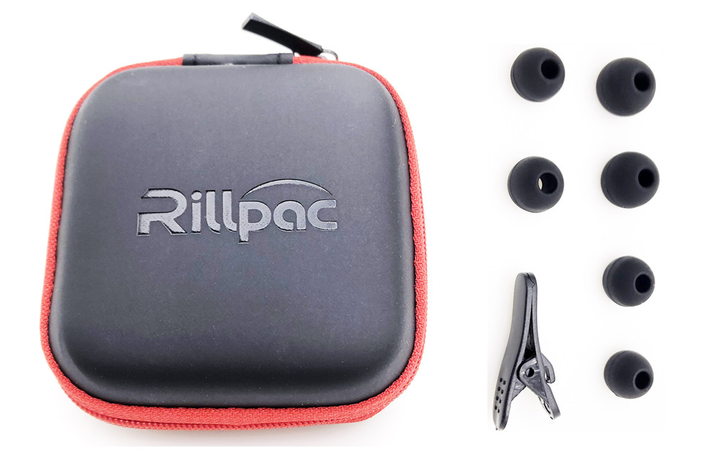 Rillpac R100 8mm Titanium Dynamic Driver Noise Isolating HiFi In-Ear earphones Reference Series Earbuds