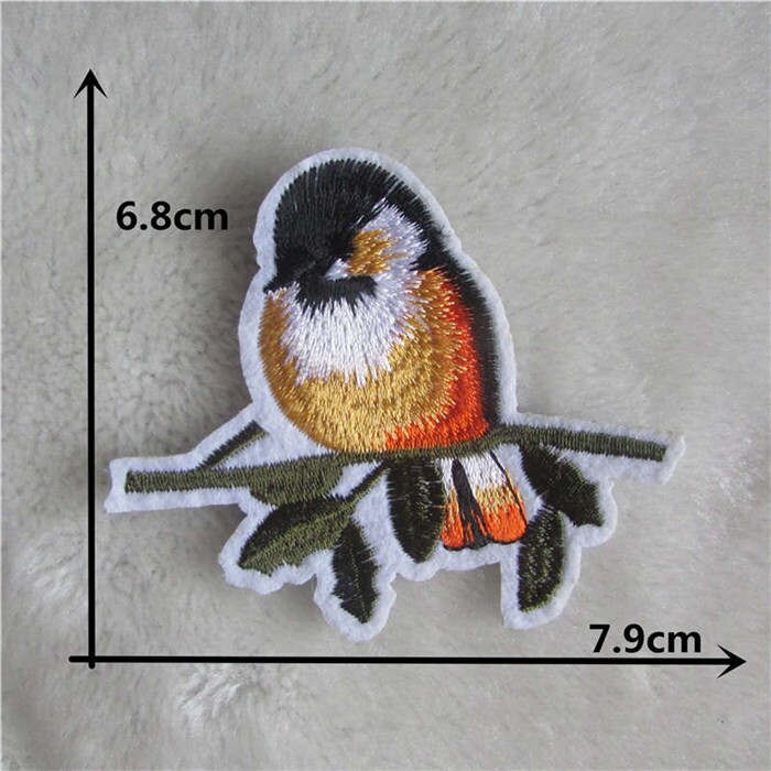 Jaar stijl vogel smeltlijm applicatie borduurwerk patch diy patches strepen  c2169-c2258: C2204