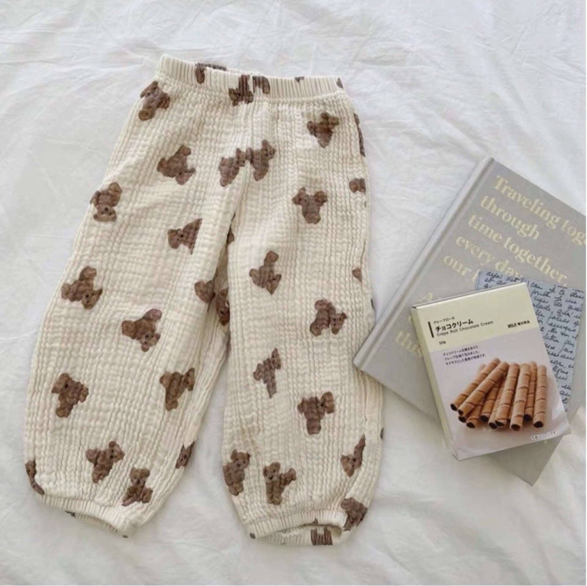 Baby Broek Zomer Kleding Kinderen Beer Print Leuke Katoenen Casual Broek Zuigelingen Jongens Meisjes Losse Muggen Buiten Broek