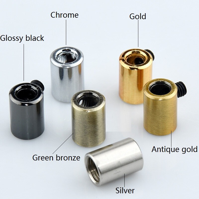 10pcs/ lot D12*H13mm M10 thread wire lock metal cable grips Cable Glands Connectors with M4 screw cable cable strain relief