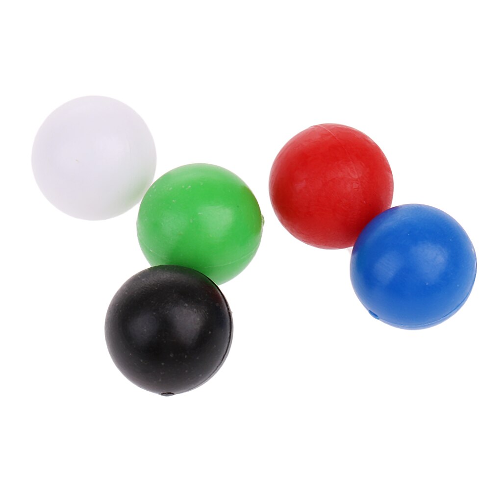 60 Pieces Small Plastic Balls / Beads for Connecting Four Game, 1cm Diameter