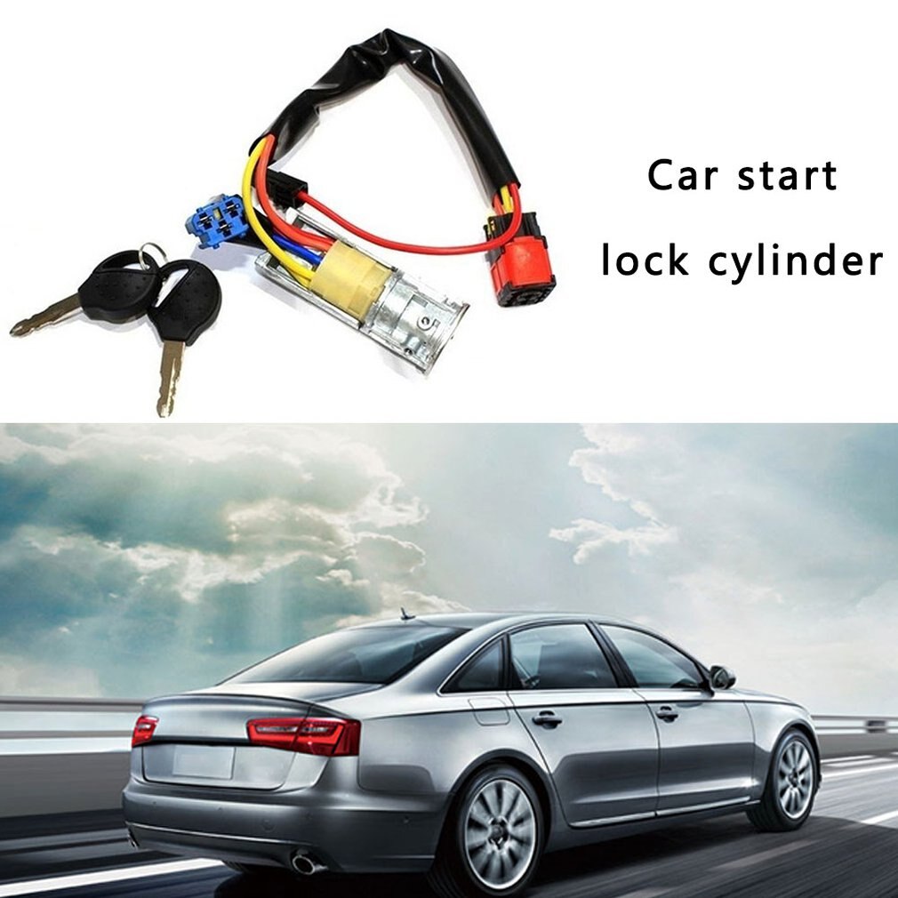 Start Lock Cilinder Sleutels Pak Afvuren Slot Kern Auto Vervangende Onderdelen Auto Praktische Draagbare Accessoires