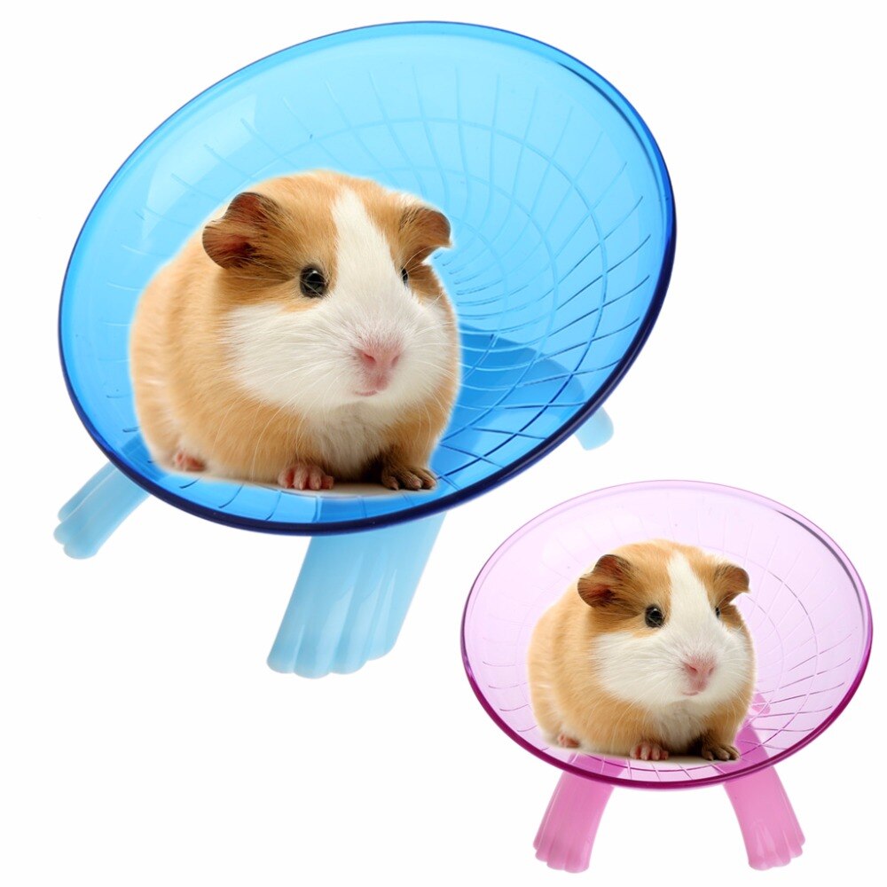 Running Disc Flying Saucer Exercise Wheel For Pets Mice Hamsters Gerbil Cage Toy