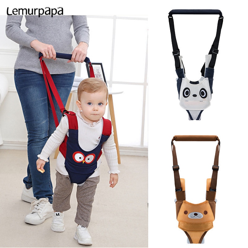 Bébé marcheur harnais sac à dos laisses Andador para bebe hibou bébé enfants Assistant marcheur avec roue apprentissage sécurité tout-petits