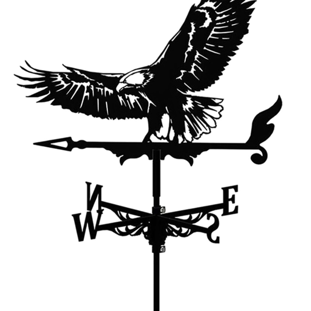 Weathervane Weather Vanes Roofs Retro Garden Stake Weather Vane Measuring Tools Outdoor Roof Decoration Architecture Decor Craft: Eagle