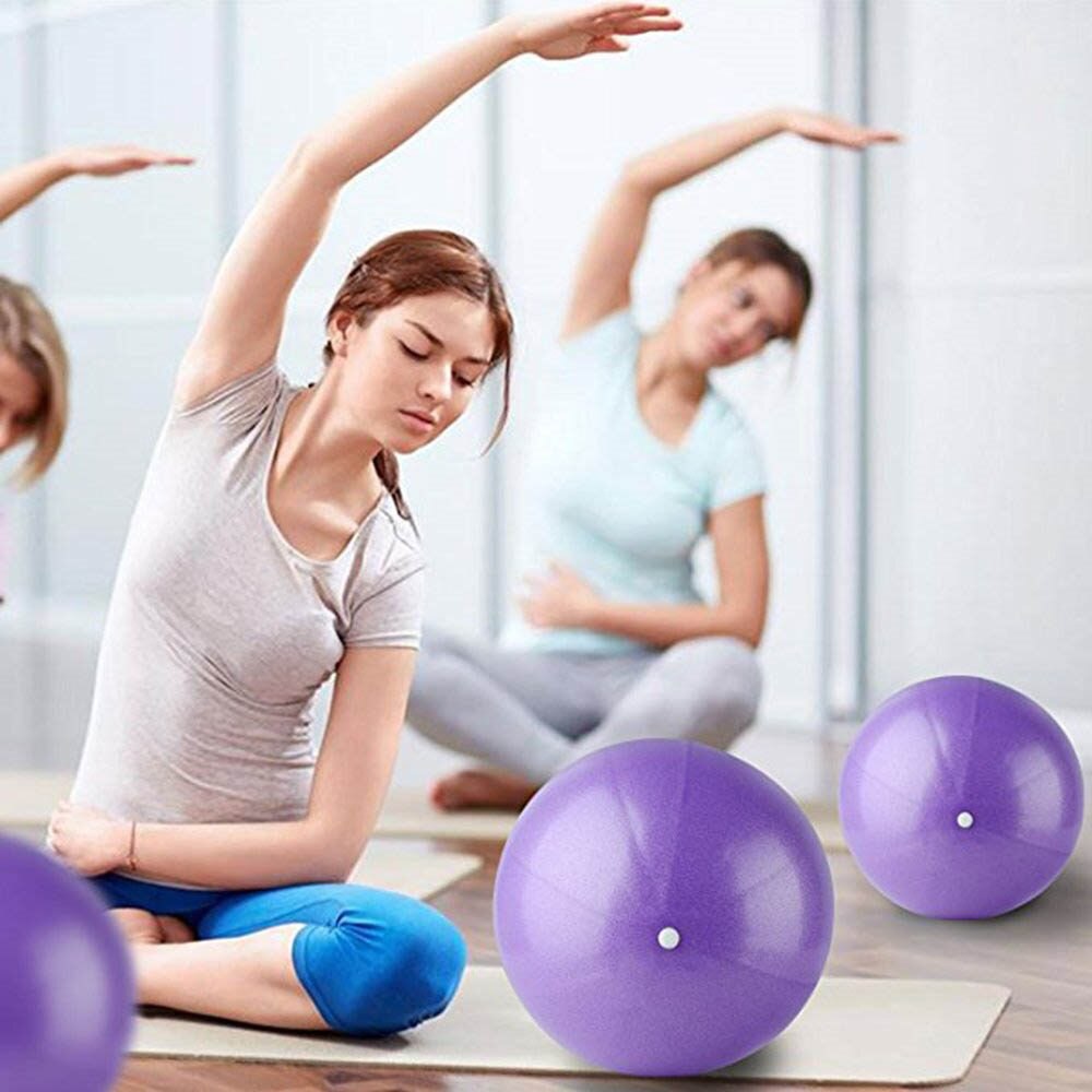 Mini Yoga Ball Pilates Fitness Exercise Sports Balance Indoor Training Yoga Core Ball Anti-burst Thick Stability Ball 25cm