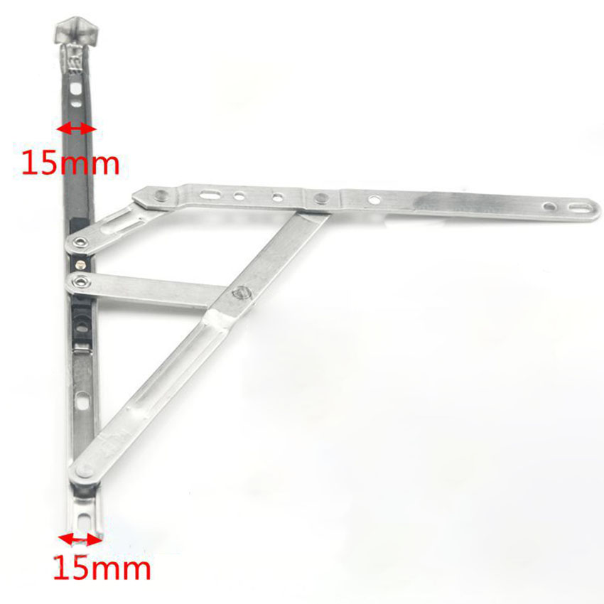 LYHYDMA Venster Openslaand Stay 2 stks Venster Brace Door Wind Bracing Beugel Venster Pole Telescopische Launch Limiter Locator Voor openslaand ramen