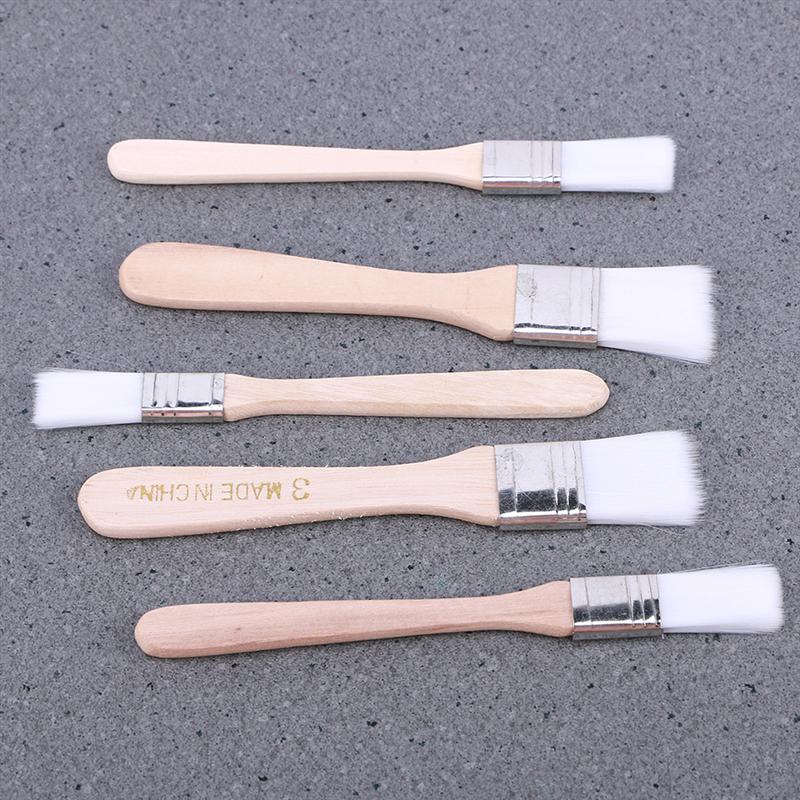 18 stuks nylon praktische absorberende duurzame chipborstels verfkwasten barbecueborstels voor schilders verf bijwerken