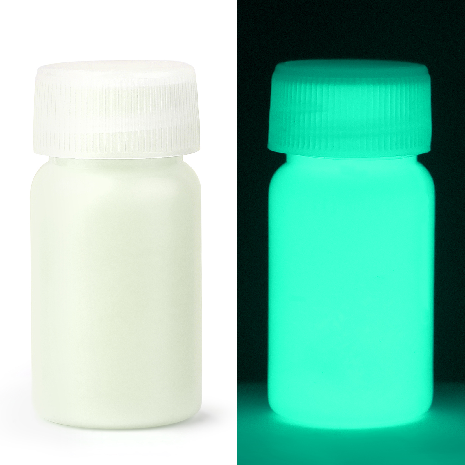 15g/ flasker fluorescerende pigment, langvarig lysende maling, automatisk glød, selvlysende akrylmaling, til kunst, festartikler: Rosa