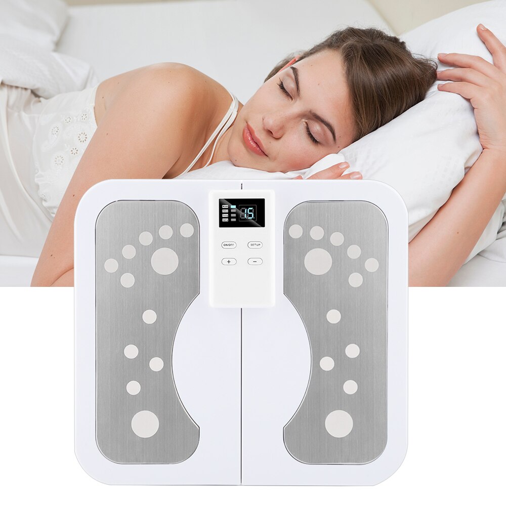 Electric Foot massage Pad Folding Foot Massager Remote Control Foot Massage Instrument Machine Low Frequency Pulse Physiotherapy