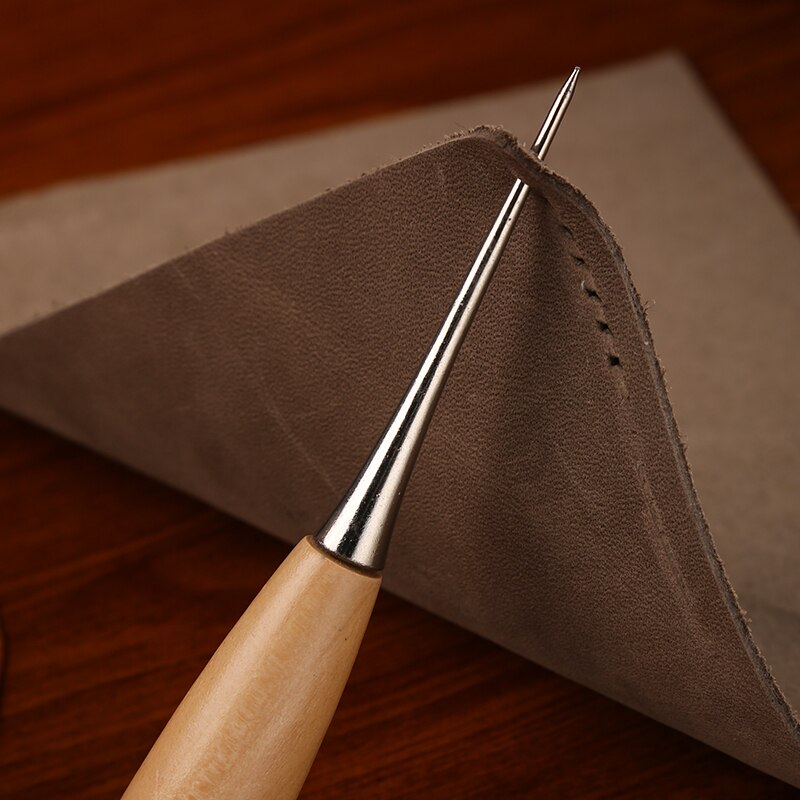 Imzay Leather Sewing Needle Awl Craft Tools Kit DIY Hand Sewing Stitching Punch Awl Work Saddle Leathercraft Accessories