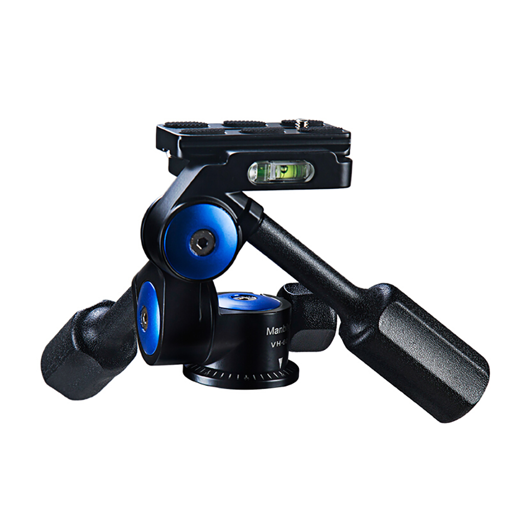 Manbily VH-60 Double Handle Aluminum 3D Hydraulic Damping Tripod PTZ Panoramic Shooting tripod head