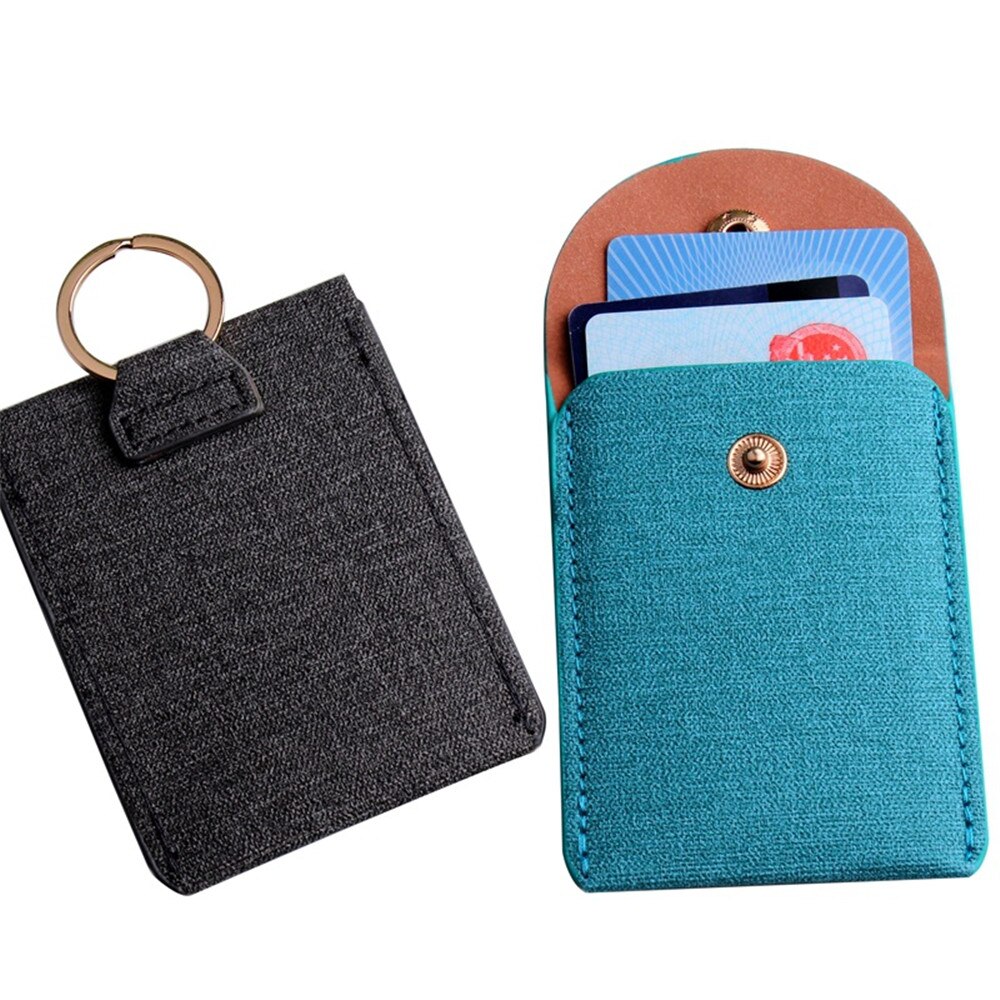 Creditcardhouder Mannen Vrouwen Pu Lederen Mini Visitekaarthouder Reizen Id Bank Kaarthouder Case Cover