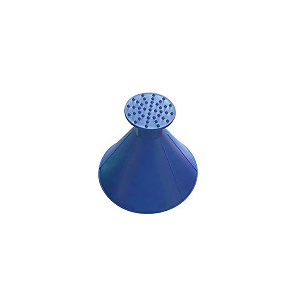2pcs Green Snow Remover Magic Shovel Cone Shaped Snow Windshield Funnel Ice Scraper Outdoor Winter Car Tool Snow Removal Tool
