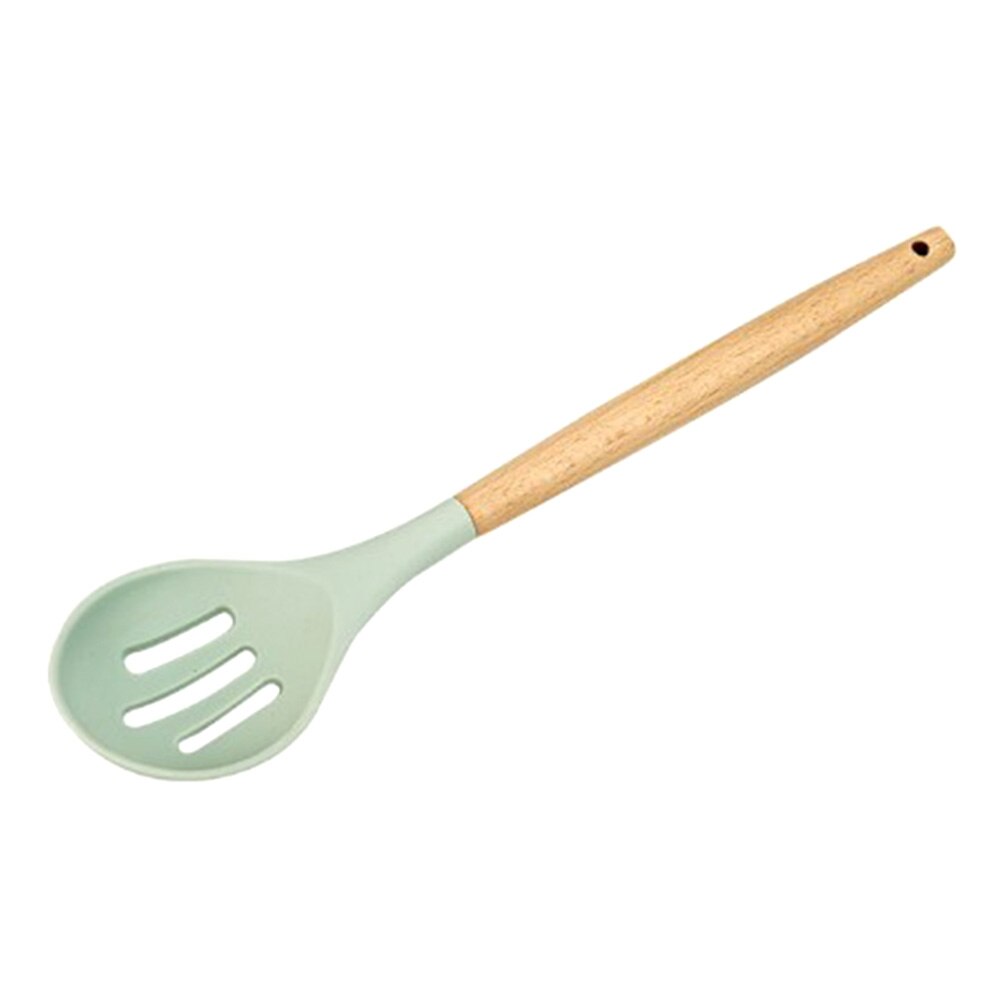 Ustensiles de cuisine ustensiles de cuisine en silicone spatule antiadhésive pelle manche en bois ustensiles de cuisine accessoires de cuisine: 2c