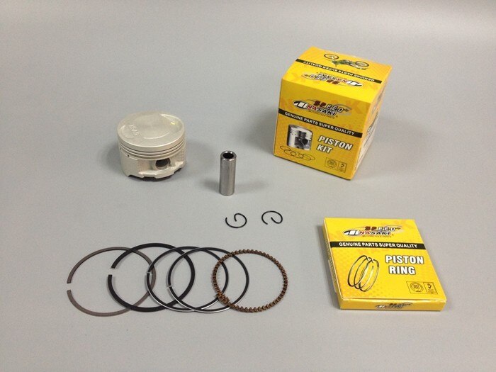 NASAKI brands Piston 56.5mm Rings Qianjiang Wrist Pin Kit for Honda CG 125 Haojue motorcycle piston Euro II