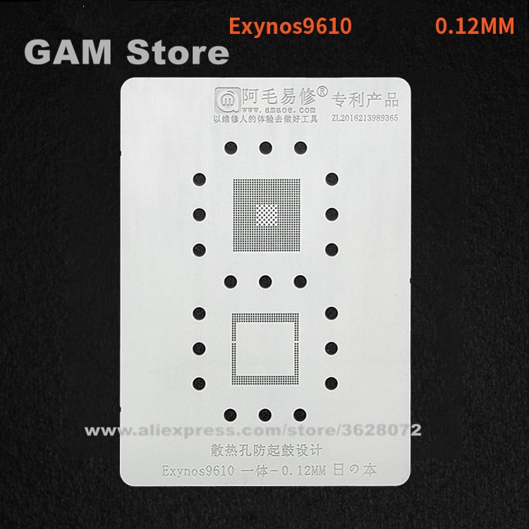For Exynos9610 CPU RAM BGA Stencil Reballing IC Pi... – Grandado