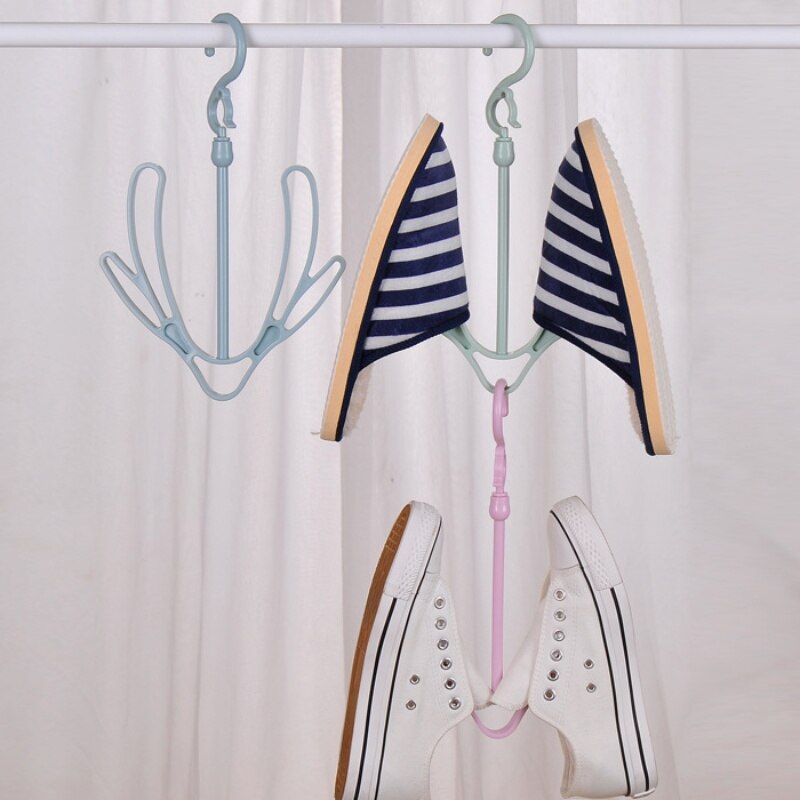 Pants Hanger Space Saving Multi Layer Storage Closet Rack Hanger Belt Scarf Trousers Tie Hangers Holders Non-slip Magic Hanger