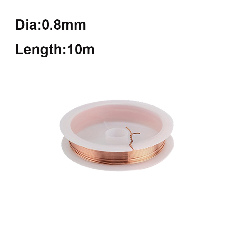 1~10M Pure Copper Wire Bare Wire Conductive Copper Wire Diameter 0.1/0.2/0.3/0.5/0.8/1/1.2/1.5/1.8/2/ 2.5/3/3.5/4.0/4.5/5.0mm: GRAY