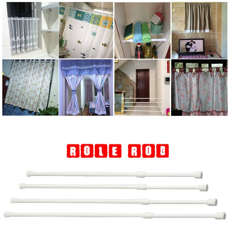 Uitschuifbare Badkamer Opknoping Douchegordijn Sta... Grandado