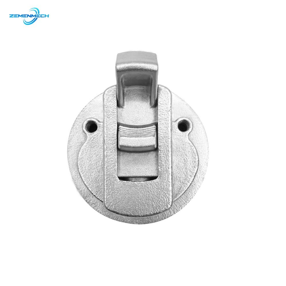 Boat Accessories 316 Stainless Steel NO Key Flush Boat Marine Latch Flush Pull Latches Slam Lift Handle Deck Marine Hardware