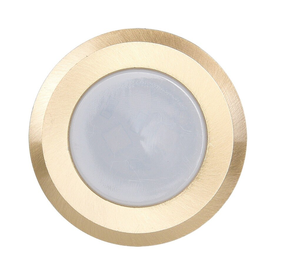 Aluminium pc guld og sølv i jord led lys udendørs 1.5w lampe havespot belysning  ip67 med indbygget armatur  f110