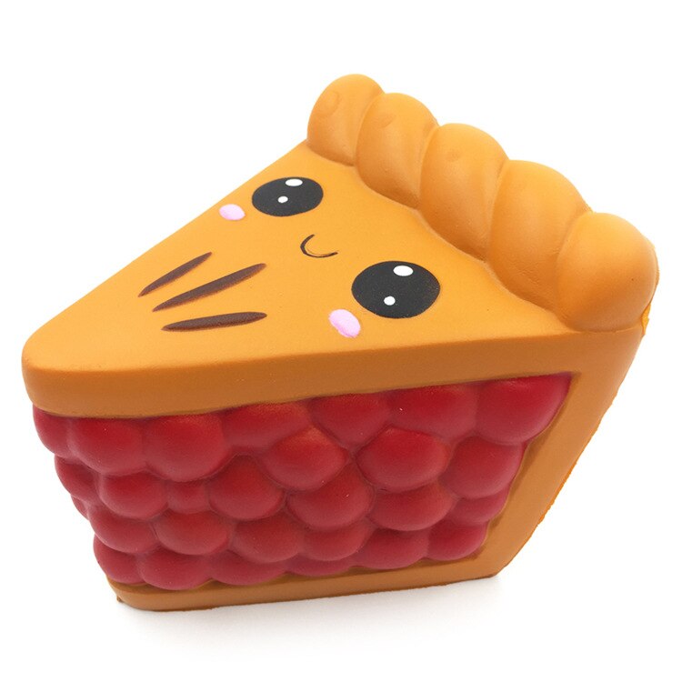 10 pièces glace gâteau pain squishy jouet: Bleu profond