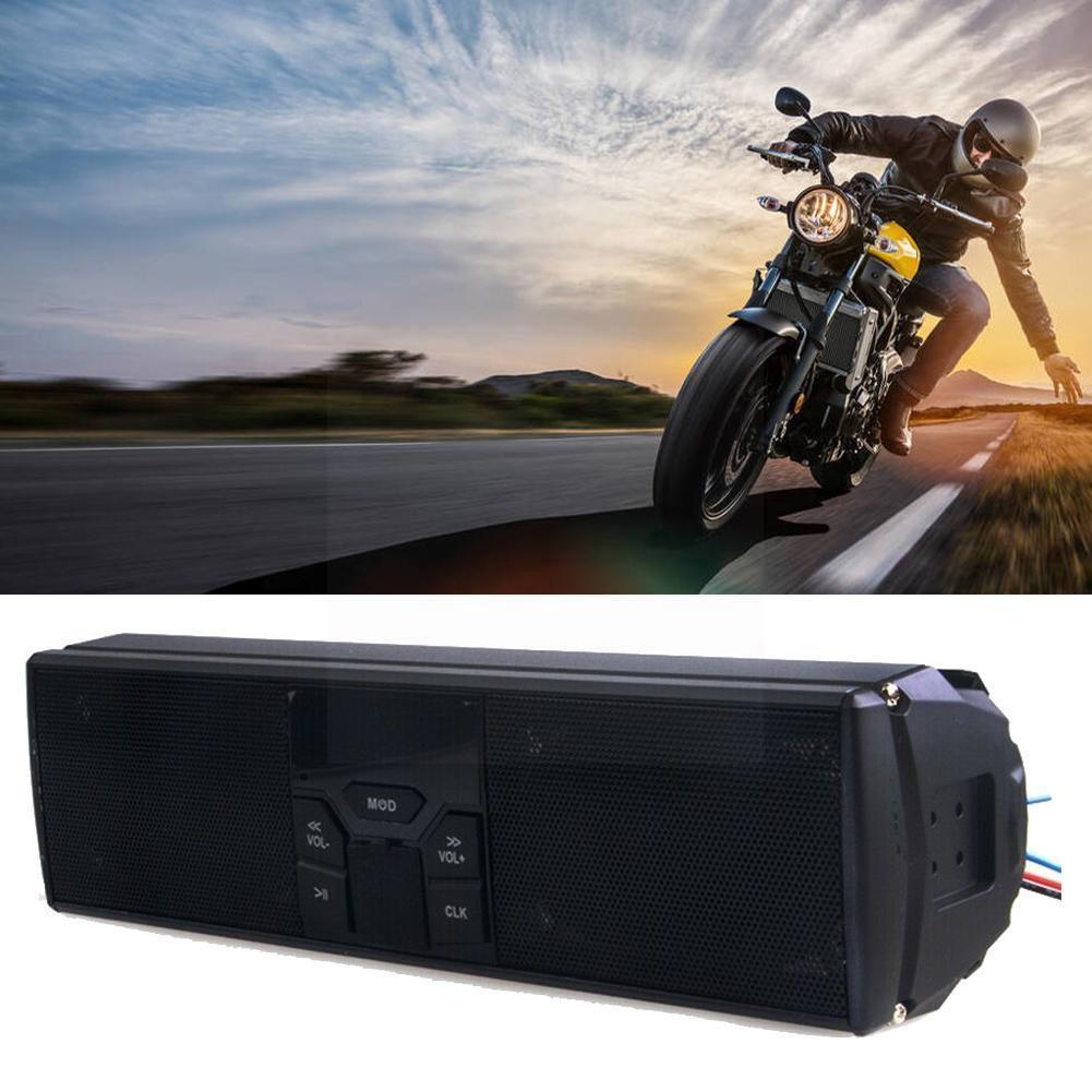 Led Display Motorfiets Bluetooth Audio Systeem App Controle Accessoires Moto Luid Waterdichte Radio MP3/Tf/Usb Fm Anti-Diefstal D2E6