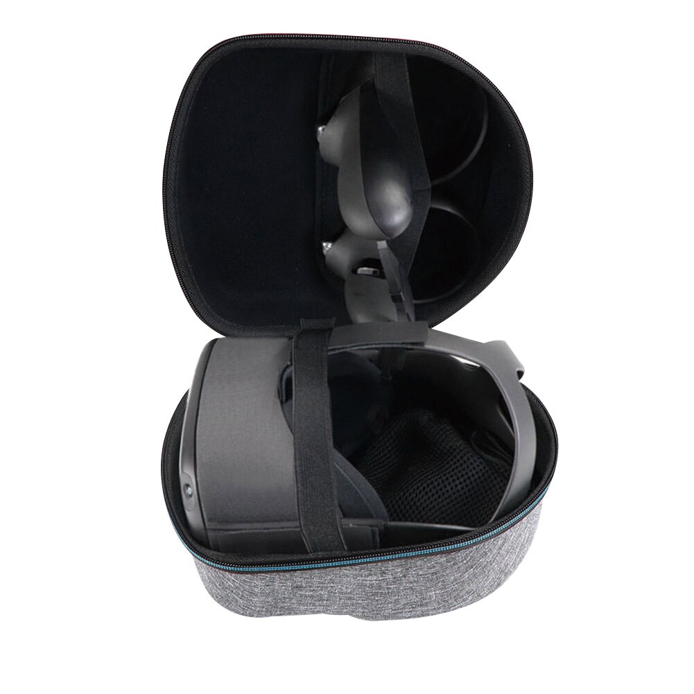 Estuche De Viaje Dustpfoof caja de almacenamiento de cremallera EVA VR cubierta de auriculares para juegos controladores carcasa dura protectora de para Oculus Quest
