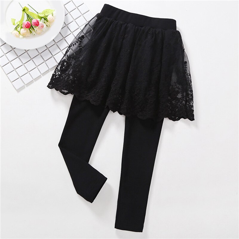 Leggings para niñas pequeñas, ropa de otoño, pantalones Culottes, Ballet, cómodos, Color sólido, dulce, 2022