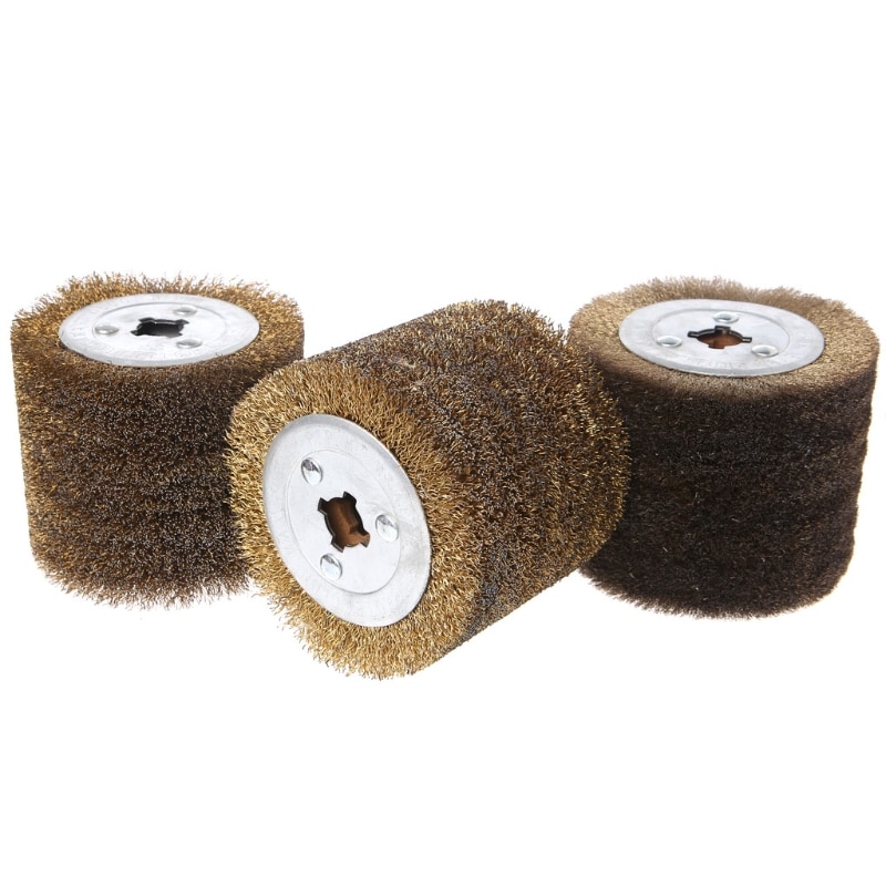 Deburring Abrasive Stainless Steel Wire Round Brush Polishing Grind Buffer Wheel