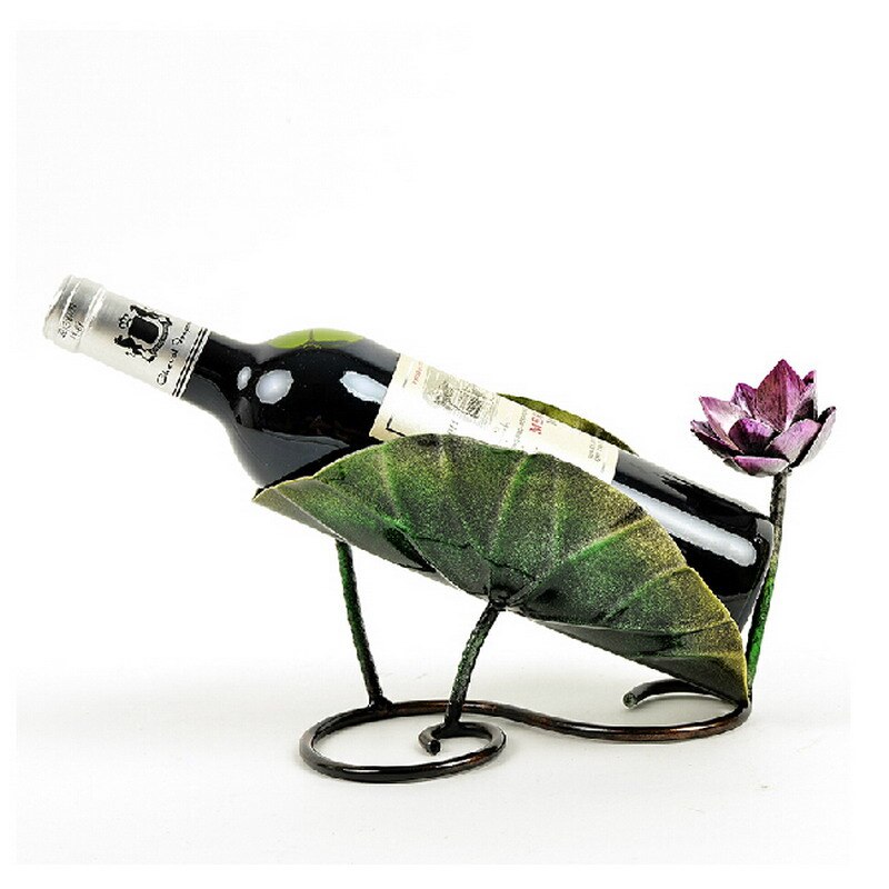 Påfugl vinholdere vinholder flaskeholder vinreoler vinglasholder: Lotus