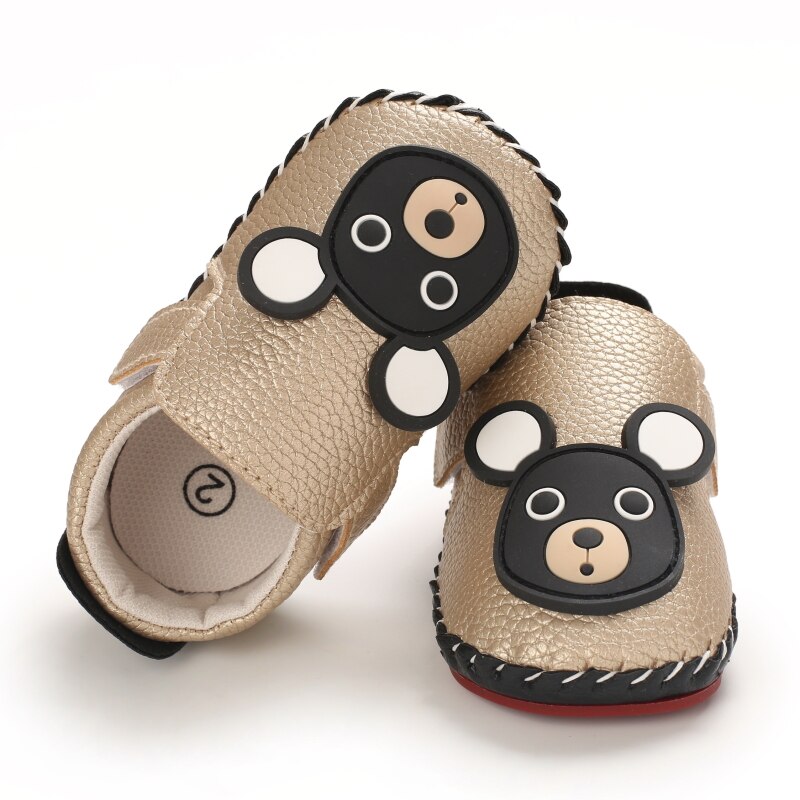 2021 primavera/outono tênis novos sapatos de bebê meninos macio-sola antiderrapante bonito dos desenhos animados sola de borracha sapatos casuais da criança para 0-18m