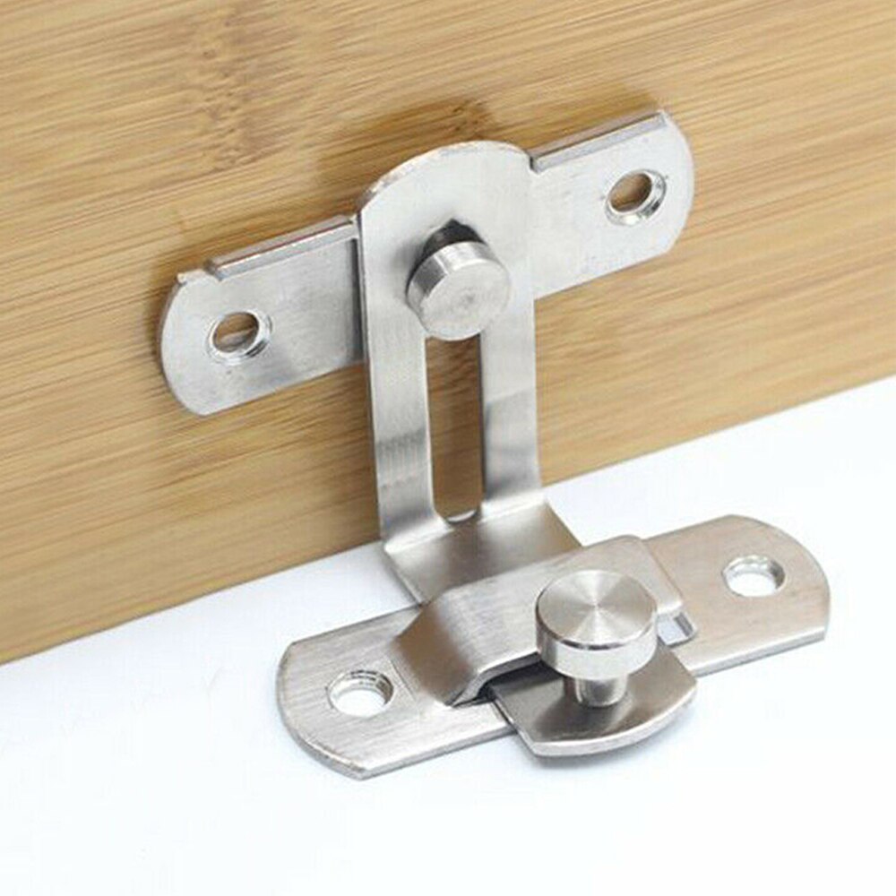Stainless Steel Door Lock Bolt Catch Latch Slide For Bathroom Toilet Bedroom