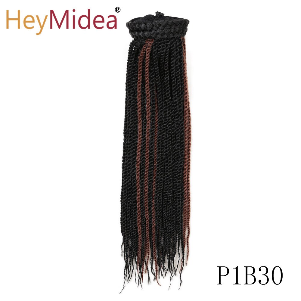 Braided Drawstring Ponytail 20''Box Braids Ponytail Bun Clip-in Afro Natural Ponytail Crochet Braided Hair Extensions for Woman: P1B30