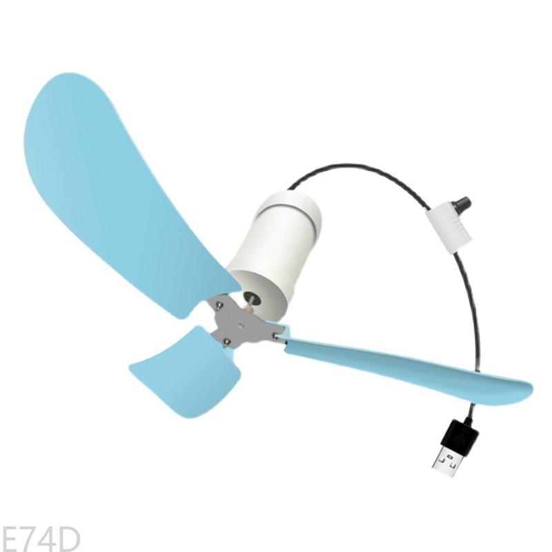 E74D 15inch USB Ceiling Fan with Speed Control Power Switch USB Hanging Fan for Camping Bedroom Dormitory and more: Default Title